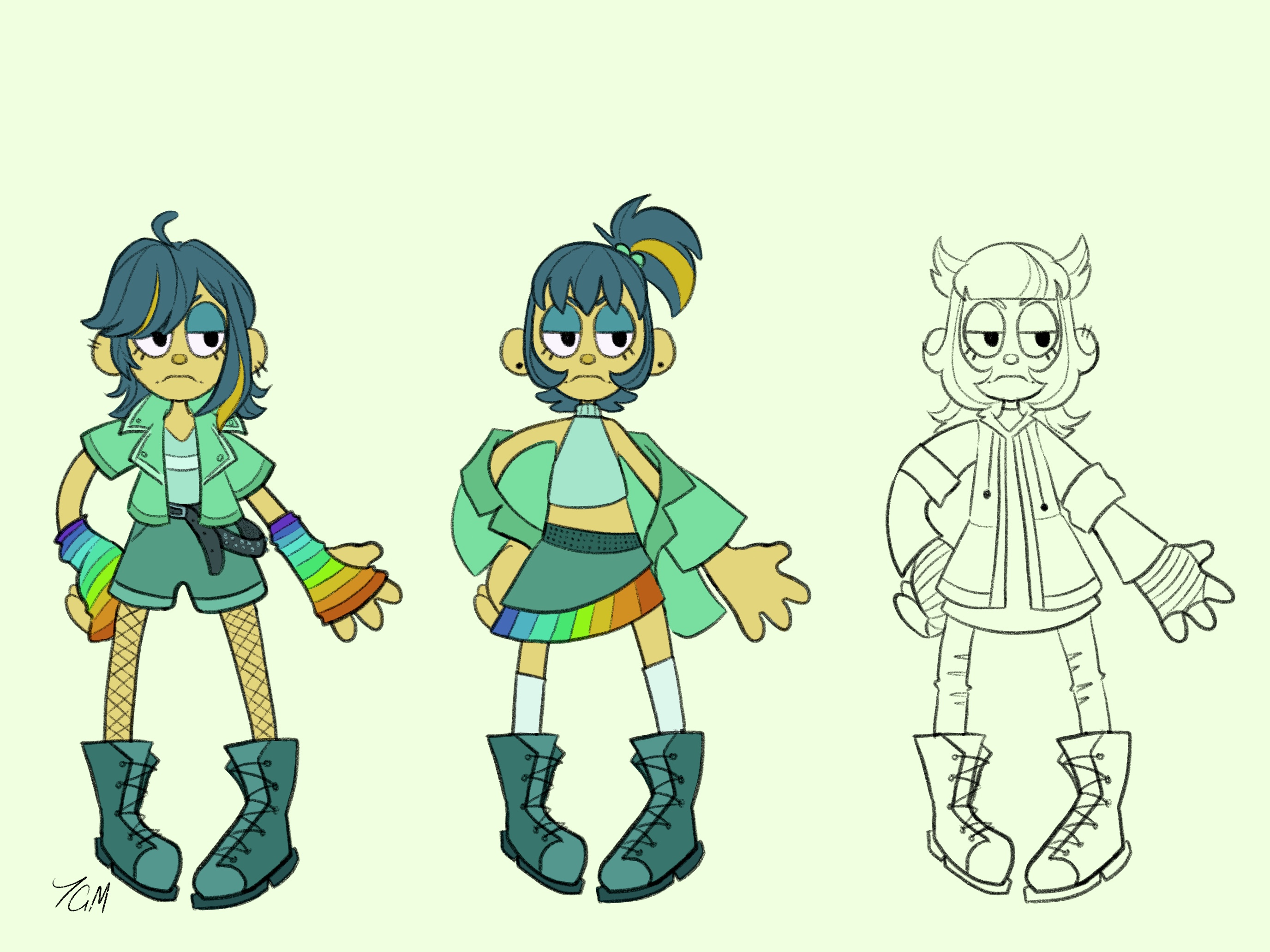 Demi concepts, artwork from Tune Up