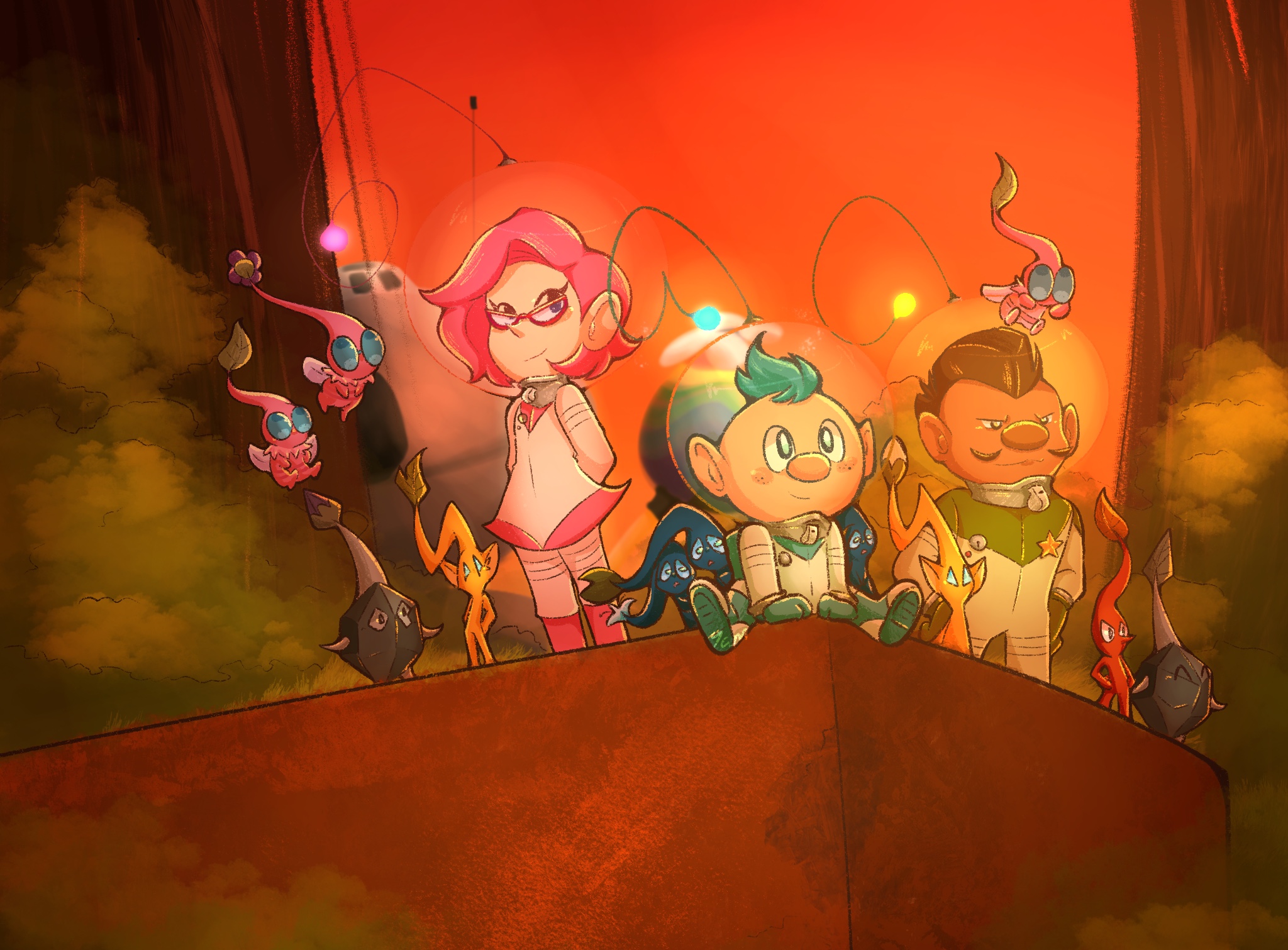 Pikmin: PNF-404, artwork from Other