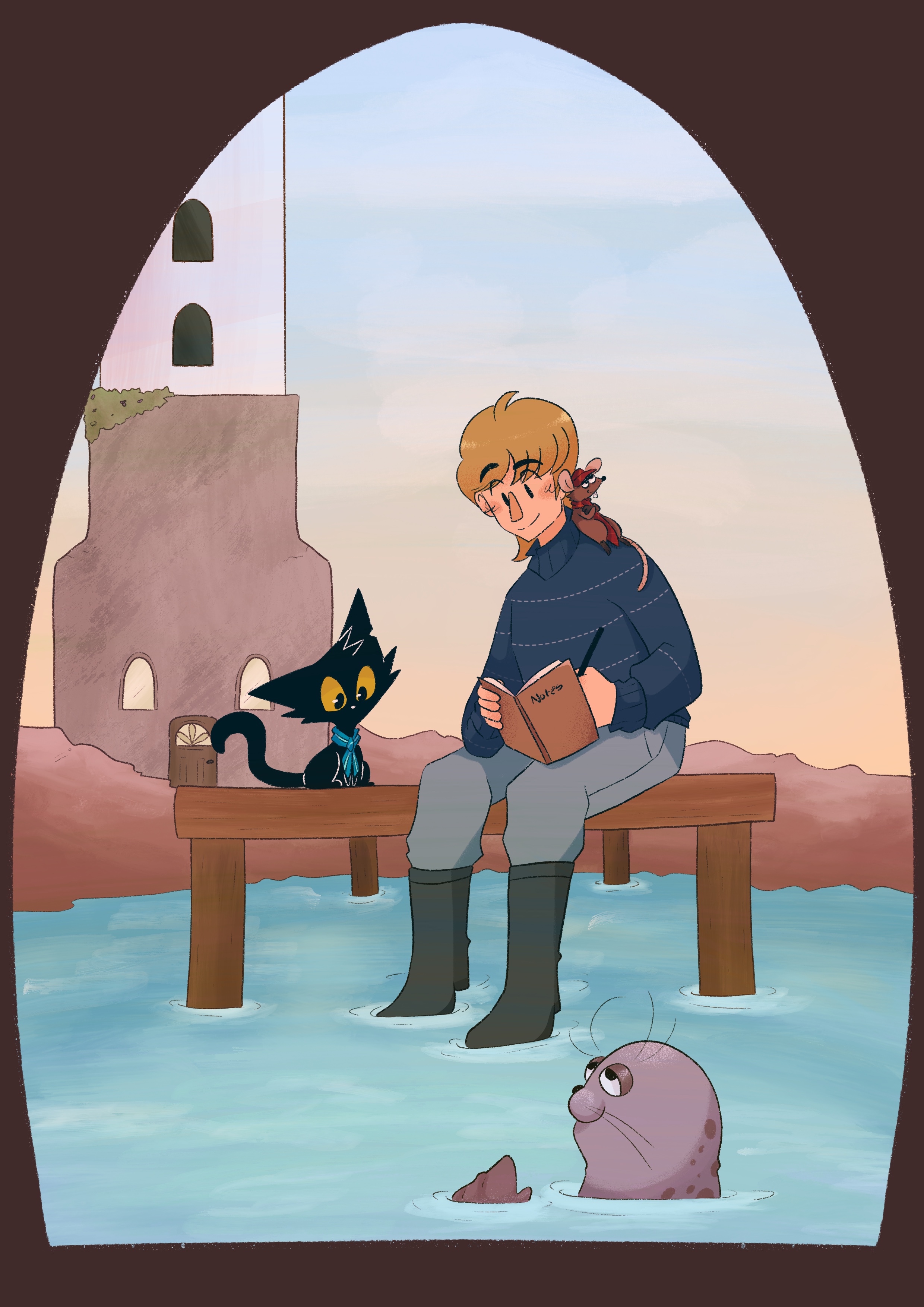 Window 1, artwork from Starboard the Sea-Cat
